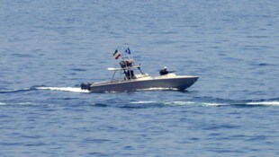 Ein Schiff der iranischen Revolutionsgarde (Archivbild)