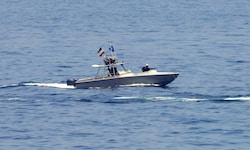 Ein Schiff der iranischen Revolutionsgarde (Archivbild)