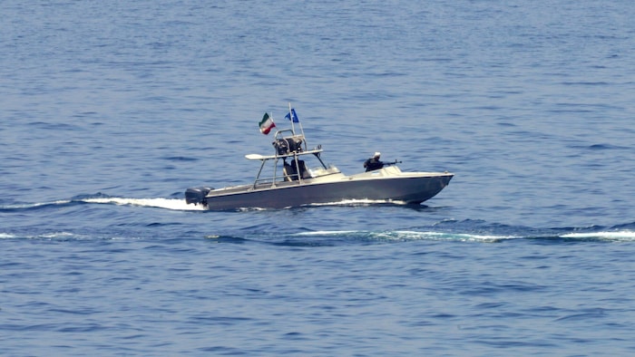 Ein Schiff der iranischen Revolutionsgarde (Archivbild)