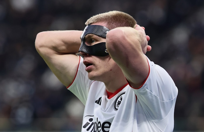 Kein Glück für Rasmus Kristensen und die Frankfurter.