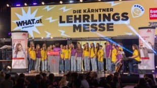 Die Lehrlingsmesse wurde am Donnerstag feierlich mit einer tollen Gesangseinlage eröffnet und ...