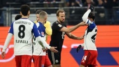 Harry Kane (mitte) traf erneut für die Bayern – zum Sieg reichte es jedoch nicht.