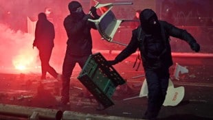 Wilde Szenen in Turin