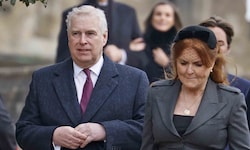 Ex-Prinz Andrew Mountbatten-Windsor mit seiner ehemaligen Ehefrau Sarah Ferguson