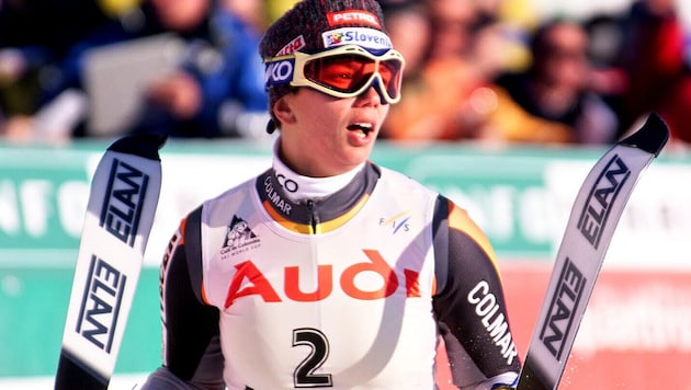 Natasa Bokal im Jänner 2000, in der Endphase ihrer Karriere