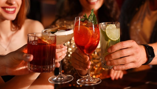 Vor allem beim Après-Ski fließt der Alkohol in großen Mengen.