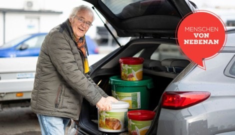 Obwohl er längst seine Pension genießen könnte, ist der Rentner Fritz Schulz täglich in der ...