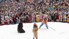 Der Besucheransturm war enorm, das bunte Schauspiel eindrucksvoll.  