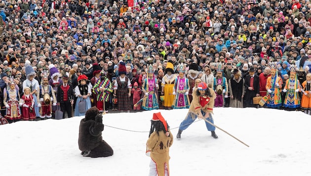 Der Besucheransturm war enorm, das bunte Schauspiel eindrucksvoll.