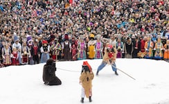Der Besucheransturm war enorm, das bunte Schauspiel eindrucksvoll.  