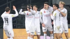 Die Freude der SCR-Altach-Kicker
