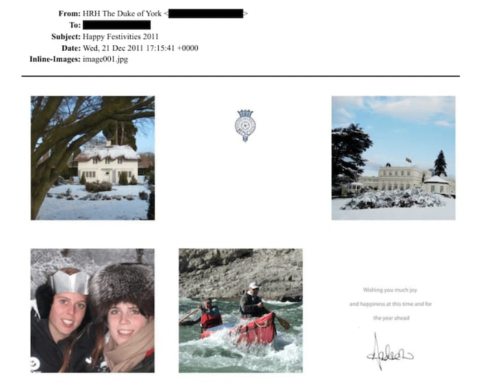 Die E-Mail wurde im Dezember 2011 verschickt.