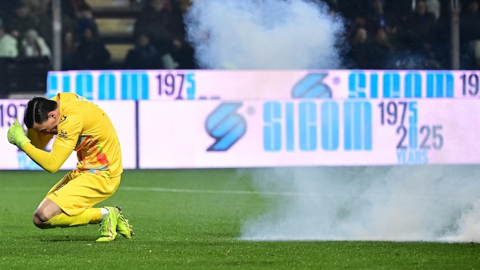 Schlimme Szenen kurz nach der Halbzeit