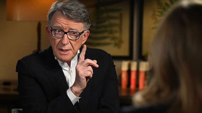 Peter Mandelson musste sich auch in einem BBC-Interview unangenehmen Fragen stellen.