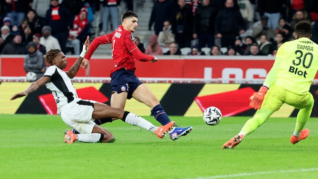 Jeremy Jacquet (li.) wechselt im Sommer nach Liverpool.