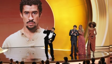 US-Rapper Bad Bunny  nutzte die Bühne für einen Protest gegen Trump und seine ...