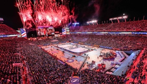 Freiluftspektakel in der NHL