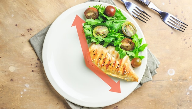 Beim Intervallfasten ist Essen nur zu bestimmten Zeiten erlaubt.