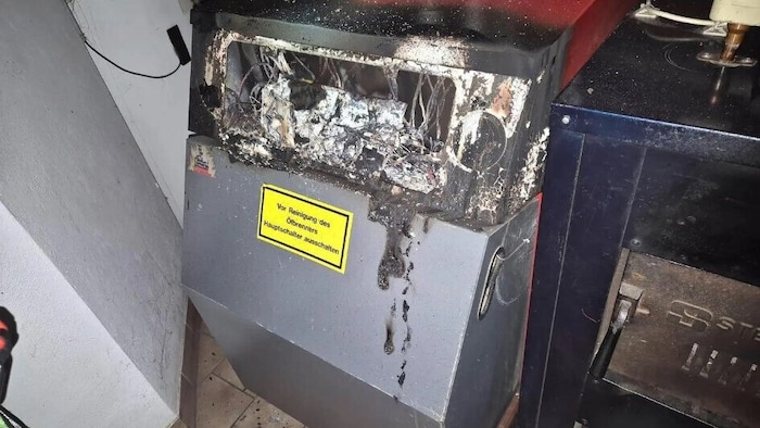 Der Ausgangspunkt der starken Rauchentwicklung