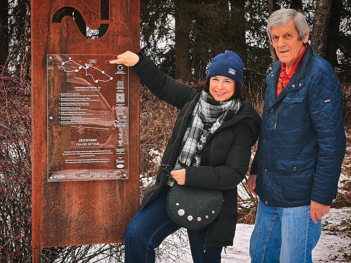 Christa Fürnkranz und Werner Fest vom Verein HistAK.