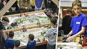 Die Nachwuchsprogrammierer ließen ihre Roboter auf Hochtouren laufen.
