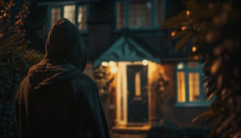 Er beobachtete sein Opfer durch das Fenster, lungerte beim Haus herum. (Symbolbild)