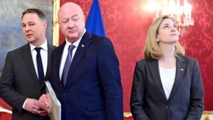 Babler, Stocker und Meinl-Reisinger sind sich aktuell immer seltener einig. Sogar beim Schutz ...