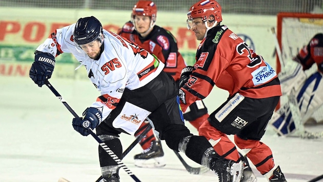 Christoph Herzog (li.) und Schüttdorf liefen Lienz mit Matthias Weitlaner in der Finalserie um ...