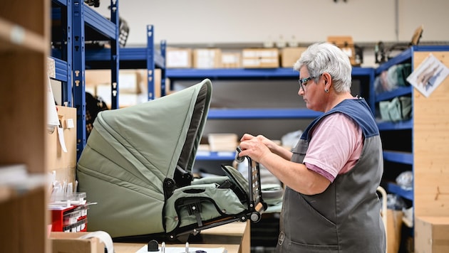 Das Mühlviertler Unternehmen Naturkind produziert in Engerwitzdorf mit acht Beschäftigten ...