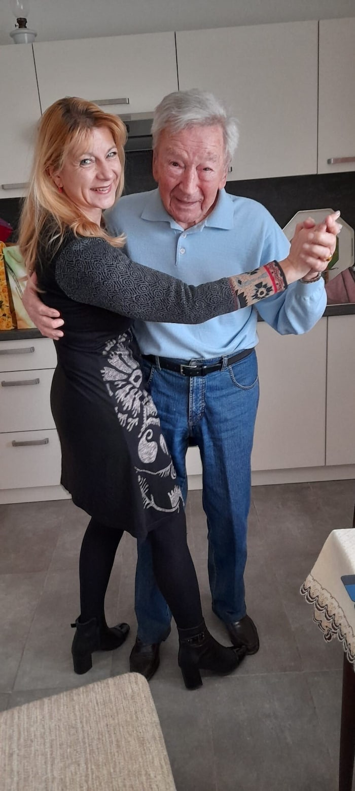 Noch im hohen Alter legte er Wert auf Bewegung.