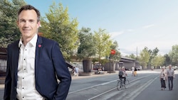 Der Hietzinger Neos-Bezirksrat Pelz will die Verbindungsbahn weiter zu Fall bringen, während die ...