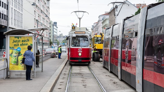 Die Linie 5 ist an manchen Stellen sogar nur mit 10 km/h unterwegs.