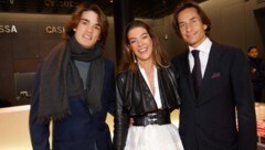 Von links: Arturo Pacifico Griffini, Fiona Pacifico Griffini-Grasser und Karl-Heinz Grasser 