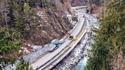 In der Lieserschlucht wird gerade ein Radweg errichtet. 