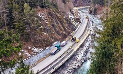 Wegen des Radwegbaus ist die Lieserschlucht total gesperrt