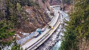 Wegen des Radwegbaus ist die Lieserschlucht total gesperrt