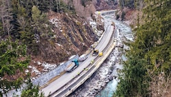 Wegen des Radwegbaus ist die Lieserschlucht total gesperrt