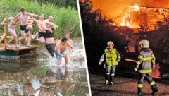 Florianis aus Neuhaus wissen, dass sie sich aufeinander verlassen können – bei Löscheinsätzen ...