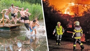 Florianis aus Neuhaus wissen, dass sie sich aufeinander verlassen können – bei Löscheinsätzen ...