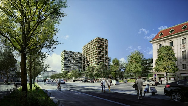 Auch die neueste Variante für das Bauprojekt am Heumarkt bekam vom Bundesverwaltungsgericht ...