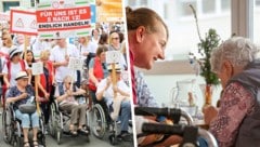Am kommenden Samstag ruft die steirische KPÖ zu einer Pflege-Demo angesichts der drohenden ...