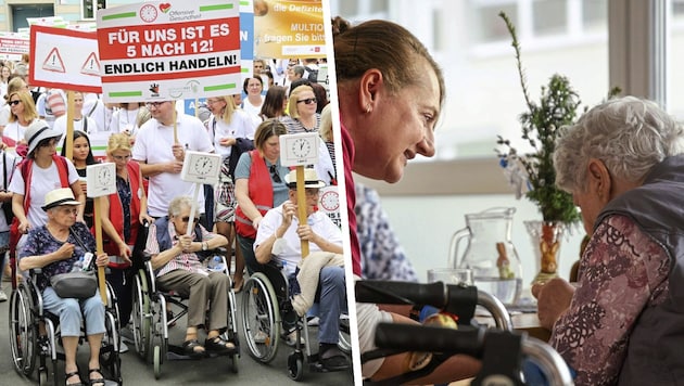 Am kommenden Samstag ruft die steirische KPÖ zu einer Pflege-Demo angesichts der drohenden ...