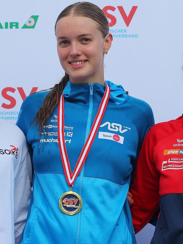 Schwimm-Nachwuchshoffnung Marie Sageder.