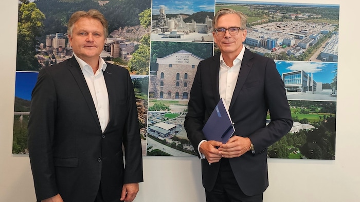 Wietersdorfer-CEO Michael Junghans und Hannes Gailer rüsten auf.