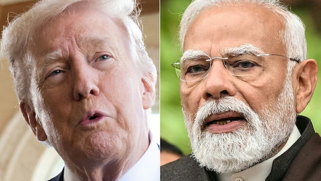 Trump und Modi haben am Montag miteinander telefoniert.