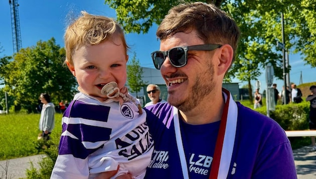Stefan Leimüller ist Familienvater, Lehrer und großer Fan von Austria Salzburg.