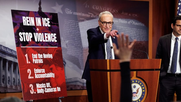 Chuck Schumer, Chef der Demokratischen Partei im US-Senat