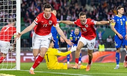 Michael Gregoritsch (li.) und Christoph Baumgartner.