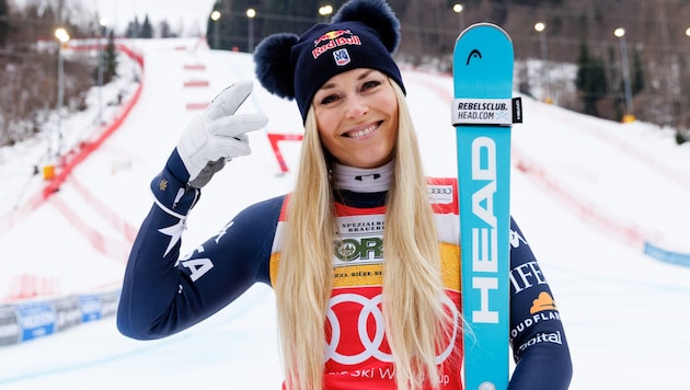 Lindsey Vonn glänzte bei ihrem Comeback, verletzte sich aber in der Olympia-Abfahrt schwer.