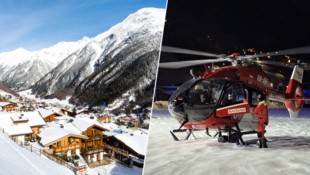 In Sölden kam es zu dem Unfall. Der Schwerverletzte wurde mit dem Notarzthubschrauber RK-2 in ...